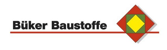 Büker Baustoffe Logo, zentral für AS-Bau-OWL's Partnernetzwerk im Bauwesen, symbolisiert Qualität und Zuverlässigkeit.